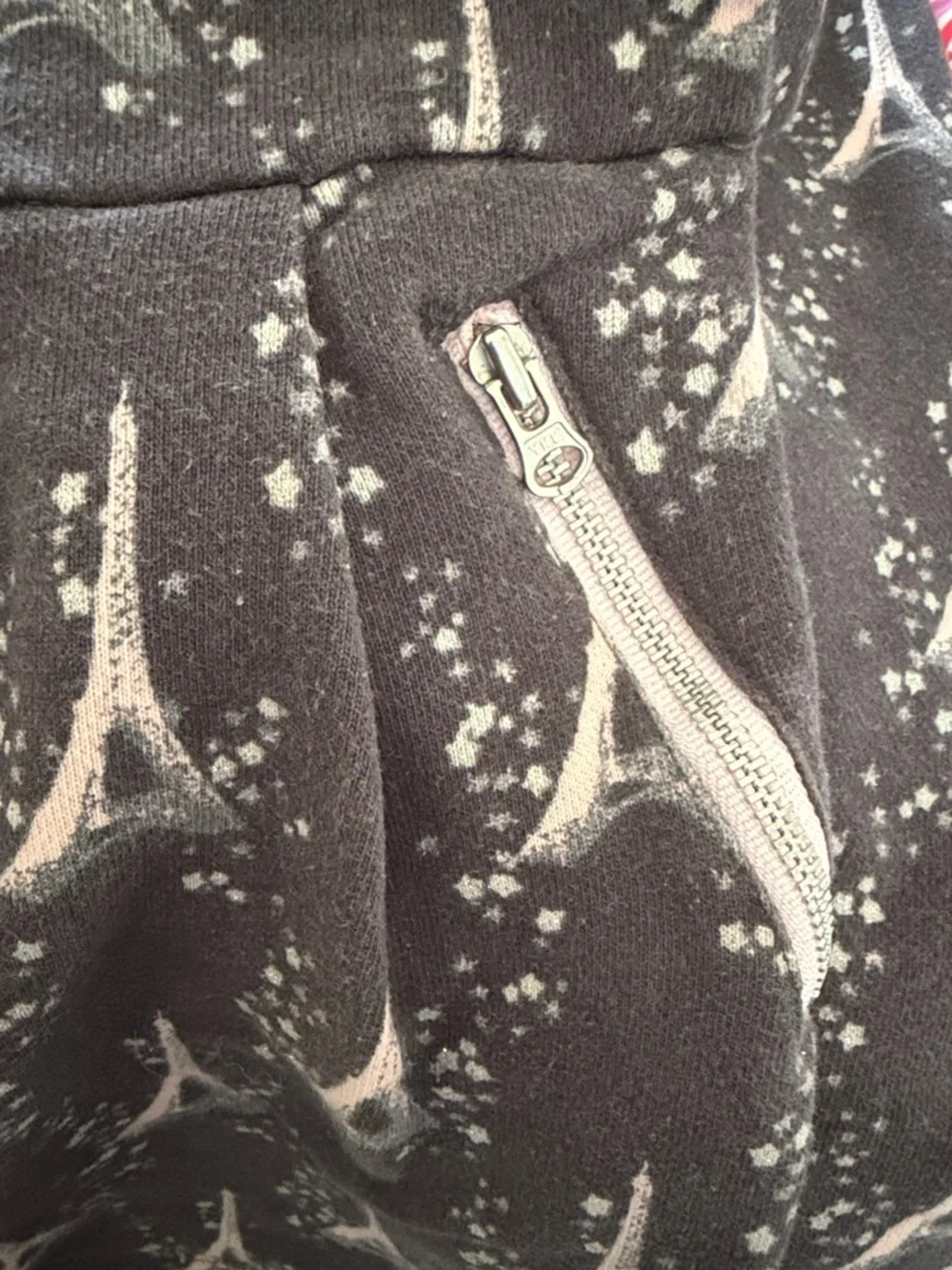 Gymboree Dark Gray Dress with Pink Eiffel Print